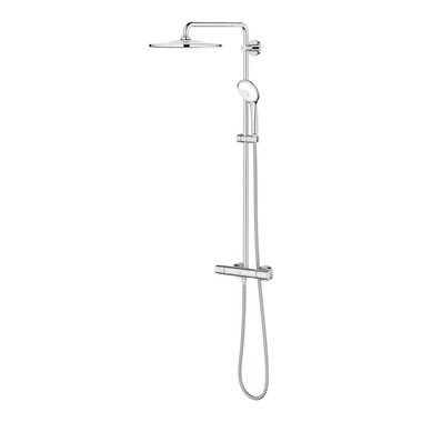 Grohe Euphoria System 310 zuhanyrendszer termosztátos csapteleppel, falra szereléshez, króm