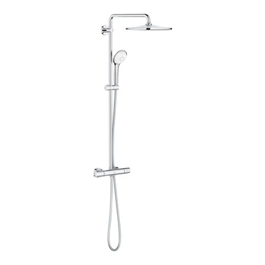 Grohe Euphoria System 310 zuhanyrendszer termosztátos csapteleppel, falra szereléshez, króm
