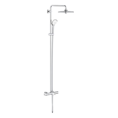 Grohe Euphoria System 260 termosztátos zuhanyrendszer kádtöltővel falra szerelésre, króm