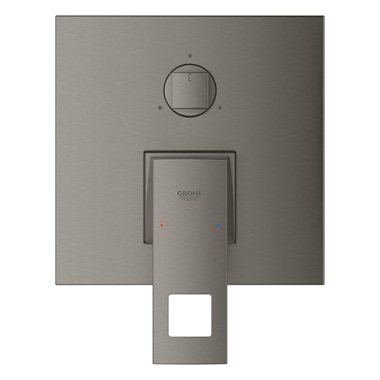Grohe Eurocube egykaros keverő, 3-utas vátóval, matt Hard Grafit
