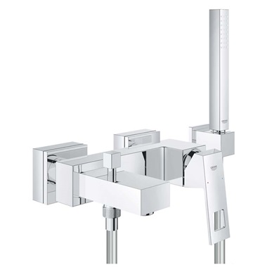 Grohe Eurocube egykaros kádcsaptelep zuhanyszettel 1/2”, króm