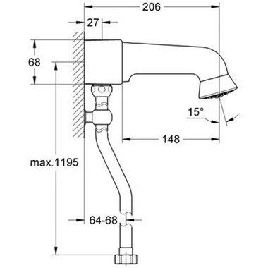 Grohe Eurodisc fejzuhany kombináció
