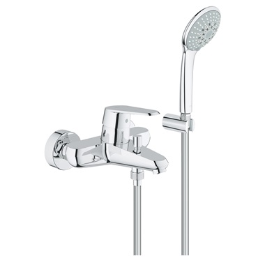 Grohe Eurodisc Cosmopolitan egykaros kádcsaptelep szettel 1/2”, króm