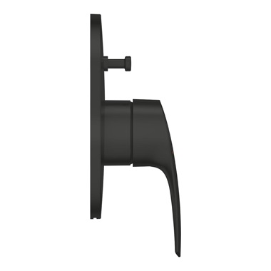 Grohe Eurosmart egykaros falba épített kádcsaptelep, Matte Black
