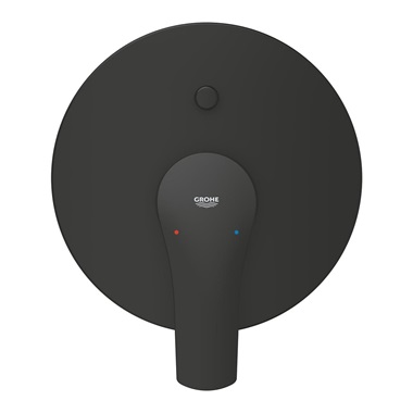 Grohe Eurosmart egykaros falba épített kádcsaptelep, Matte Black
