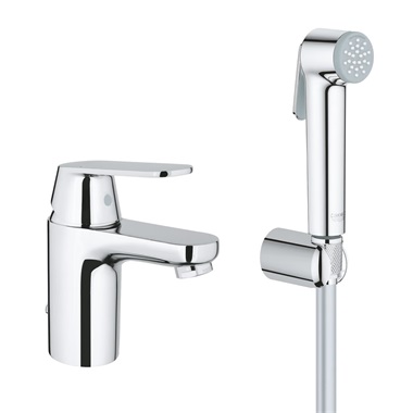 Grohe Eurosmart Cosmopolitan egykaros mosdócsaptelep 1/2" S-es,+ zuhanygarnitúra króm
