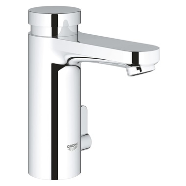Grohe Eurosmart Cosmopolitan T Önelzáró mosdócsaptelep, keverőszeleppel és állítható hőmérséklet szabályozóval, króm