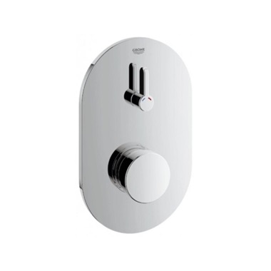 Grohe Eurosmart Cosmopolitan T önelzáró zuhanycsaptelep, keverőszeleppel és állítható hőmérséklet szabályozóval 1/2"