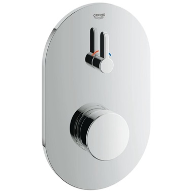 Grohe Eurosmart Cosmopolitan T önelzáró zuhanycsaptelep, keverőszeleppel és állítható hőmérséklet szabályozóval 1/2"