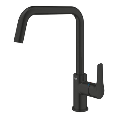 Grohe Eurosmart egykaros mosogatócsap 1/2", matt fekete