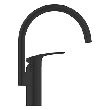 Grohe Eurosmart egykaros mosogatócsap 1/2", matt fekte