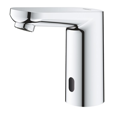 Grohe eurosmart E infrás mosdócsaptelep 6V rejtett keverőegységgel és állítható hőmérséklet-korlátozóval