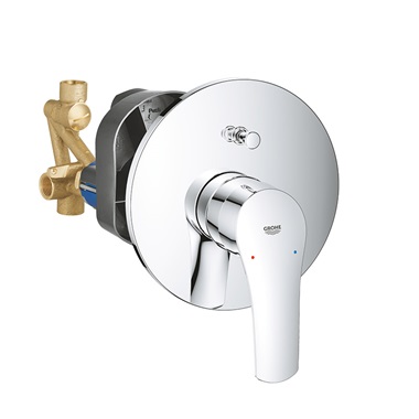 Grohe Eurosmart egykaros  falsík mögötti kádcsaptelep, króm 