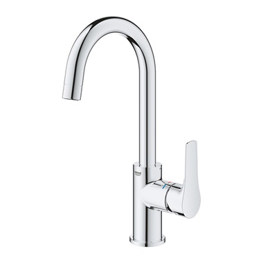 Grohe Eurosmart egykaros mosdócsaptelep ClickClack leeresztővel, L-es méret, króm