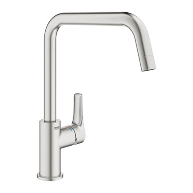 Grohe Eurosmart egykaros mosogatócsap 1/2”, SuperSteel