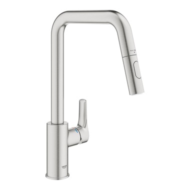 Grohe Eurosmart egykaros mosogatócsap 1/2”, SuperSteel