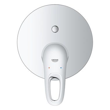 Grohe Eurostyle egykaros falsík alatti keverő, 2-utas váltóval, króm