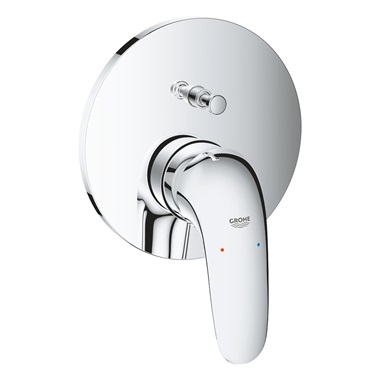 Grohe Eurostyle egykaros falsík alatti zuhanycsaptelep 2 utas váltóval, króm