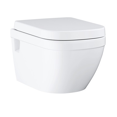 Grohe Euro Ceramic fali WC mélyöblítésű, rimless, fehér