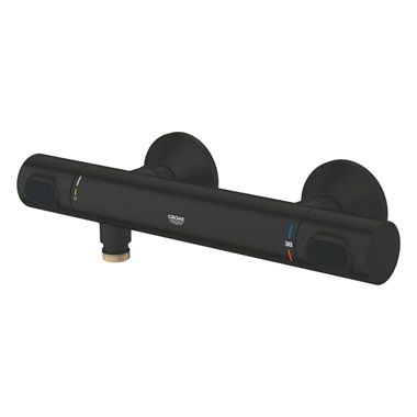 Grohe Grohtherm 500 Termosztátos zuhanycsaptelep 1/2", matt fekete