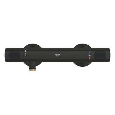 Grohe Grohtherm 500 Termosztátos zuhanycsaptelep 1/2", matt fekete