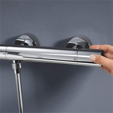 Grohe Grohtherm 800 Cosmopolitan termosztátos zuhanycsaptelep 1/2", króm