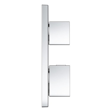 Grohe Grohtherm Cube termosztátos zuhany keverő 2 kimenethez, beépített elzáró, váltó szeleppel