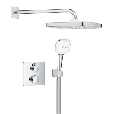 Grohe Grohtherm rejtett zuhanyrendszer Tempesta 250 Cube-al