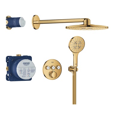 Grohe Grohtherm Smartcontrol falsík alatti termosztátos zuhanyrendszer Rainshower SmartActive 310 fejzuhannyal