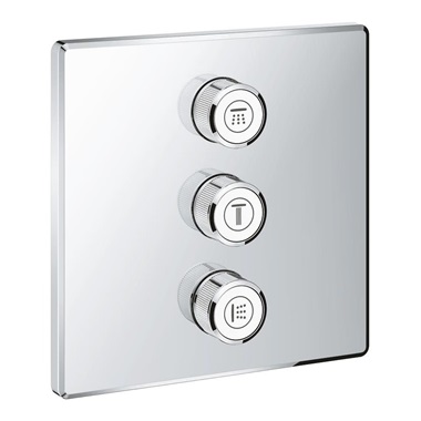 Grohe Grohtherm SmartControl háromszoros vízmennyiségszabályzó színkészlet