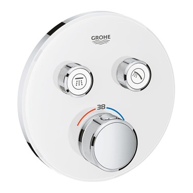 Grohe Grohtherm SmartControl termosztát falsík mögötti telepítéshez, 2 fogyasztóra