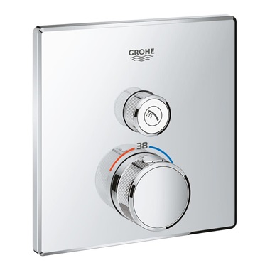 Grohe Grohtherm SmartControl termosztát falsík mögötti telepítéshez, 1 fogyasztóra, króm