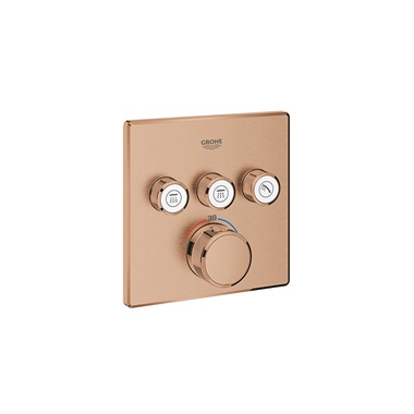 Grohtherm SmartControl Termosztátos vezérlő falsík mögötti telepítéshez, 3 fogyasztóra Grohtherm SmartControl Termosztátos vezérlő falsík mögötti telepítéshez, 3 fogyasztóra