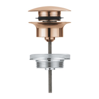 Grohe leeresztő szett nyomásra nyitható dugóval  Brushed Warm Sunset