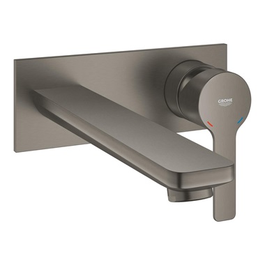 Grohe Lineare mosdócsaptelep L-es méret, 2 lyukas, Brushed Hard Graphite