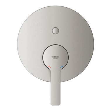 Grohe Lineare egykaros falsík mögötti zuhanycsaptelep 2 utas váltóval, SuperSteel