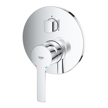 Grohe Lineare egykaros keverő, 3 utas vátóval, króm