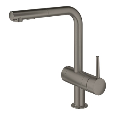 Grohe Minta egykaros mosogatócsaptelep 1/2", Brushed Hard Graphite