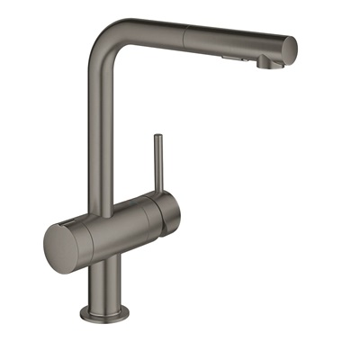 Grohe Minta egykaros mosogatócsaptelep 1/2", Brushed Hard Graphite