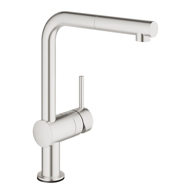 Grohe Minta Touch Elektromos egykaros mosogatócsaptelep, 1/2”, SuperSteel