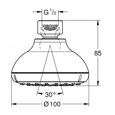 Grohe Tempesta 100 fejzuhany
