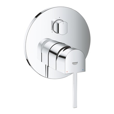 Grohe Plus egykaros keverő, 3-utas vátóval, króm