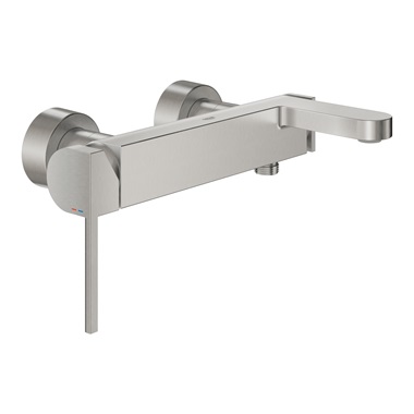 Grohe Plus egykaros kádcsaptelep 1/2”, SuperSteel