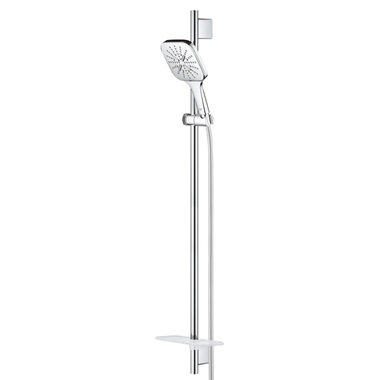 Grohe Rainshower SmartActive 130 Cube zuhanygarnitúra, 3 funkciós kézizuhannyal, króm