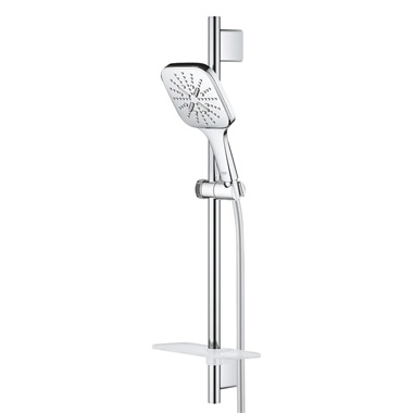 Grohe Rainshower SmartActive 130 Cube rudas zuhanygarnitúra, 3 funkciós, kézizuhannyal, króm