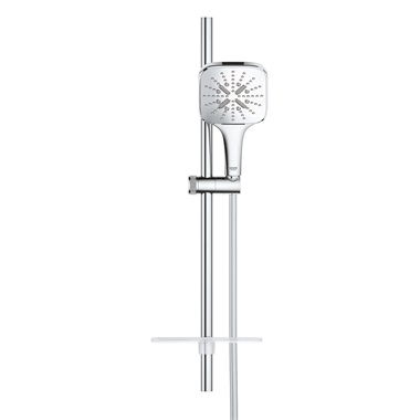 Grohe Rainshower SmartActive 130 Cube rudas zuhanygarnitúra, 3 funkciós, kézizuhannyal, króm