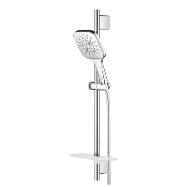 Grohe Rainshower Smartactive 130 Cube zuhanyszett 3 funkciós kézizuhannyal, króm