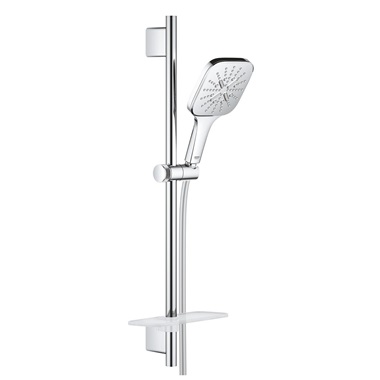 Grohe Rainshower Smartactive 130 Cube zuhanyszett 3 funkciós kézizuhannyal, króm