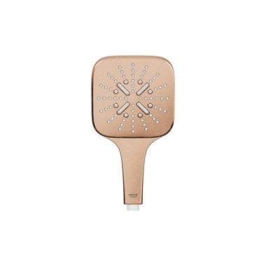 Grohe Rainshower SmartActive 130 Cube Kézizuhany, 3 féle vízsugárral 9,5 l, brushed warm sunset Grohe Rainshower SmartActive 130 Cube Kézizuhany, 3 féle vízsugárral 9,5 l, brushed warm sunset