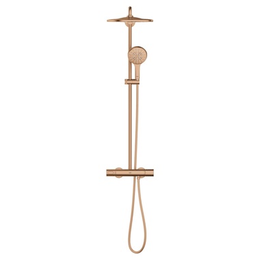 Grohe Rainshower SmartActive 310 termosztátos zuhanyrendszer Brushed Warm Sunset